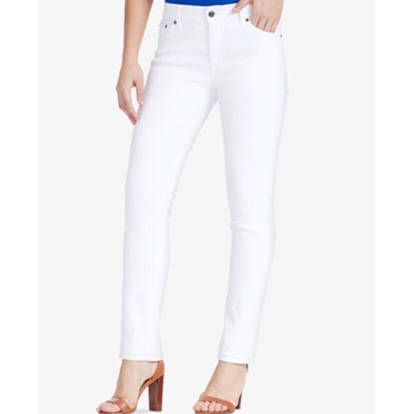 Lauren Ralph Lauren Denim - Lauren Ralph Lauren Jeans Sz 6 White Denim Premier